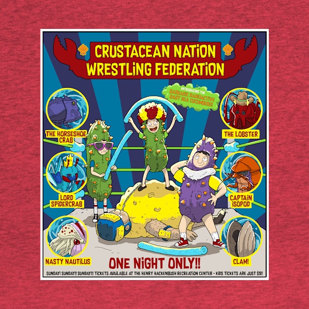 CRUSTACEAN NATION WRESTLING FEDERATION by leckydesigns